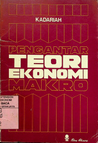 PENGANTAR TEORI EKONOMI MAKRO