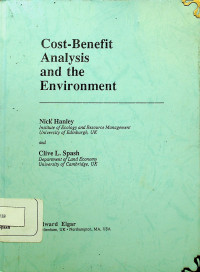 Cost-Benefit Analysis and the Environment