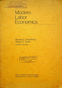 Modern Labor Economics, 2nd Edition