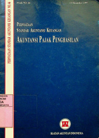 PERNYATAAN STANDAR AKUNTANSI KEUANGAN: AKUNTANSI PAJAK PENGHASILAN