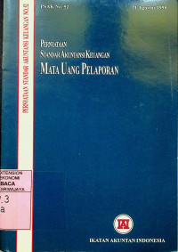 PERNYATAAN STANDAR AKUNTANSI KEUANGAN : MATA UANG PELAPORAN