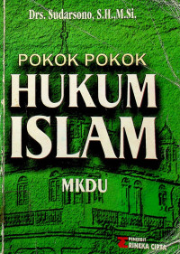 POKOK POKOK HUKUM ISLAM, MKDU