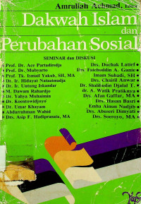 Dakwah Islam dan Perubahan Sosial