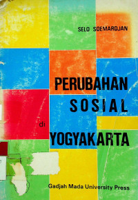 PERUBAHAN SOSIAL di YOGYAKARTA