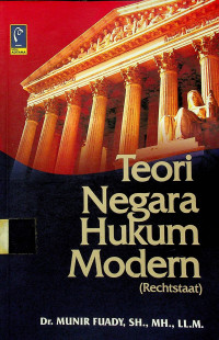 Teori Negara Hukum Modern (Rechtstaat)