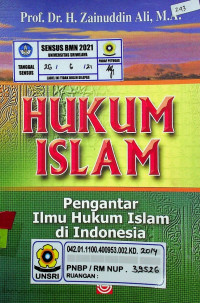 HUKUM ISLAM; Pengantar ilmu hukum Islam di Indonesia