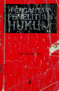 PENGANTAR PENELITIAN HUKUM