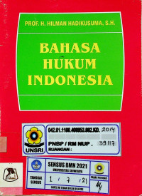 BAHASA HUKUM INDONESIA