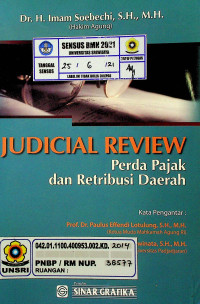 Perda Pajak dan Retribusi Daerah = JUDICIAL REVIEW