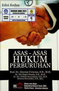 ASAS - ASAS HUKUM PERBURUHAN, Edisi Kedua