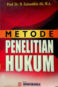 METODE PENELITIAN HUKUM