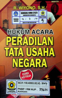 HUKUM ACARA PERADILAN TATA USAHA NEGARA, EDISI KETIGA