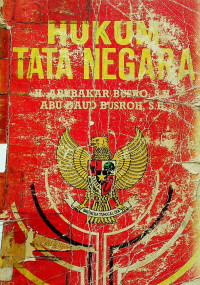 HUKUM TATA NEGARA