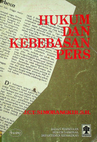 HUKUM DAN KEBEBASAN PERS