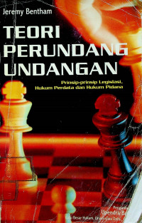 TEORI PERUNDANG-UNDANGAN : Prinsip-prinsip Legislasi, Hukum Perdata dan Hukum Pidana