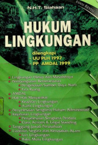 HUKUM LINGKUNGAN dilengkapi: UU PLH 1997, PP AMDAL 1999