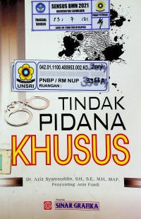 TINDAK PIDANA KHUSUS