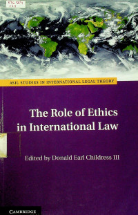 The Role of Ethics in International Law