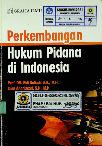 Perkembangan Hukum Pidana di Indonesia