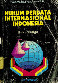 HUKUM PERDATA INTERNASIONAL INDONESIA, Buku ketiga