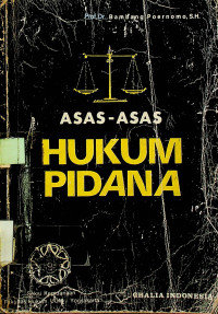 ASAS-ASAS HUKUM PIDANA