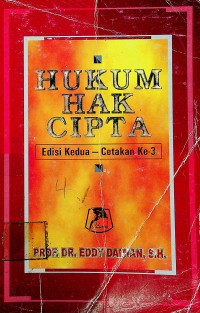 HUKUM HAK CIPTA Edisi Kedua - Cetakan Ke-3