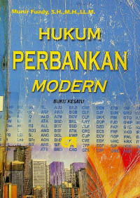 HUKUM PERBANKAN MODERN, BUKU KESATU