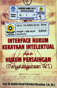 INTERFACE HUKUM KEKAYAAN INTELEKTUAL dan HUKUM PERSAINGAN (Penyalahgunaan HKI)