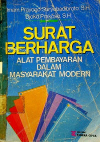 SURAT BERHARGA ALAT PEMBAYARAN DALAM MASYARAKAT MODERN