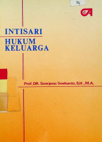 INTISARI HUKUM KELUARGA