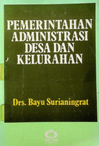 PEMERINTAHAN ADMINISTRASI DESA DAN KELURAHAN