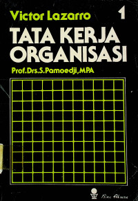 TATA KERJA ORGANISASI