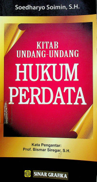 KITAB UNDANG-UNDANG HUKUM PERDATA