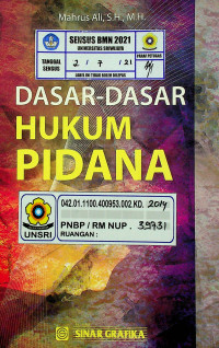 DASAR-DASAR HUKUM PIDANA