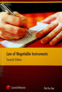Law of Negotiable Instruments, Seventh Edition