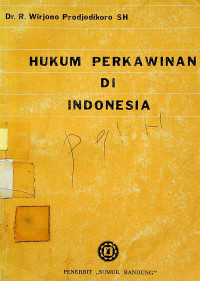 HUKUM PERKAWINAN DI INDONESIA