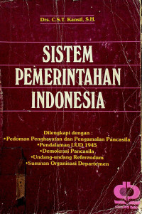 SISTEM PEMERINTAHAN INDONESIA