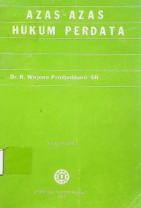 AZAS-AZAS HUKUM PERDATA