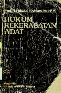 HUKUM KEKERABATAN ADAT