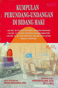 KUMPULAN PERUNDANG-UNDANGAN DI BIDANG HAKI