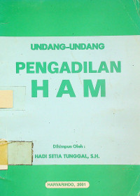 UNDANG-UNDANG PENGADILAN HAM