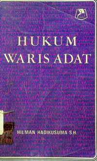 HUKUM WARIS ADAT