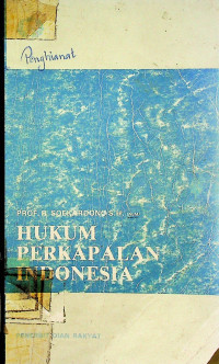 HUKUM PERKAPALAN INDONESIA