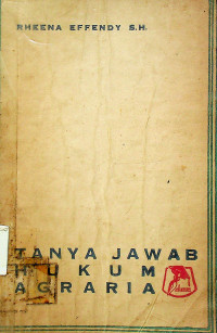 TANYA JAWAB HUKUM AGRARIA