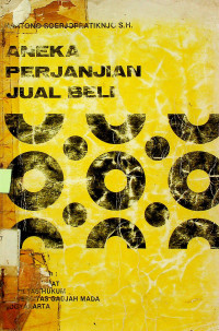 ANEKA PERJANJIAN JUAL BELI