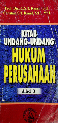 KITAB UNDANG-UNDANG HUKUM PERUSAHAAN, Jilid 3