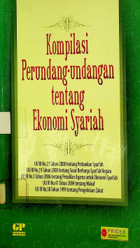 Kompilasi Perundang-undangan tentang Ekonomi Syariah