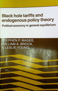 Black hole tariffs and endogenous policy theory : Political economy in general equilibrium