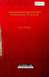 COMPARATIVE TAX LAW