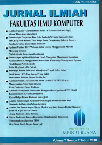 JURNAL ILMIAH FAKULTAS ILMU KOMPUTER